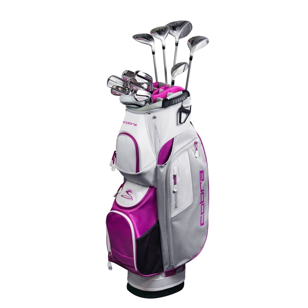 Picture of Cobra Fly-Xl Womens Golf Set-Silver Plum-Rh-Cart Bag