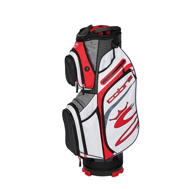 Picture of Cobra Golf 2020 Ultralight Cart Bag Black-High Risk Red-Wht