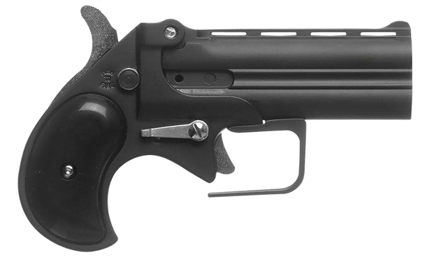 Picture of  Cobra Pistol BBG9BB Derringer Big Bore 9mm Luger 2 Shot 3.50" Black Barrel, Frame w/Black Plastic Grips