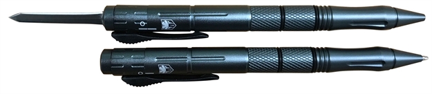 Picture of Cobra Tec Knives Gotfp Otf Tactical Pen  W/1.75" Stainless Steel Blade 6061 Aluminum Gray