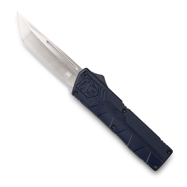 Picture of Cobra Tec Knives Ntctlwtns Lightweight   3.25" D2 Steel Tanto Aluminum Alloy Nypd Blue