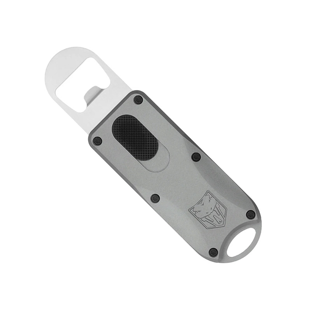 Picture of Cobratec Otf Bottle Opener Grey 4.62" Oal W/Lanyard Loop CTOTFBOGRY