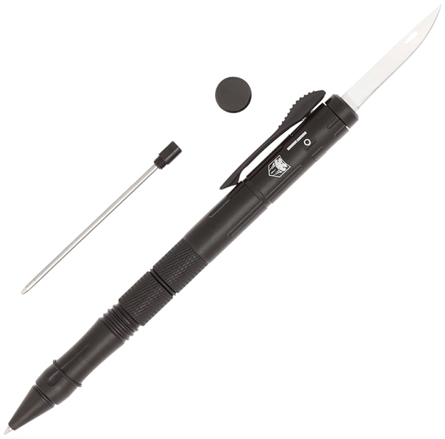 Picture of Cobratec Knives Otf Pen Knife Black 1.75" Blade W/Black Ink