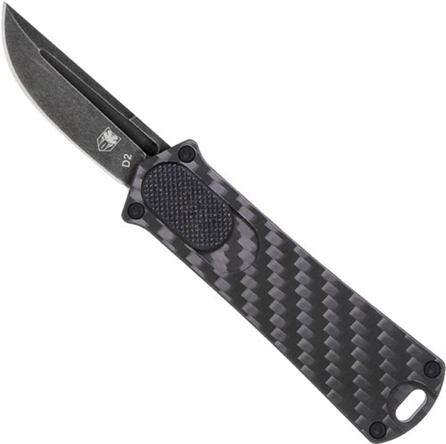 Picture of Cobratec Knives California 952 Otf Black W/Crbn Fbr 1.75" D2 DP CALI952BLKCFDNS