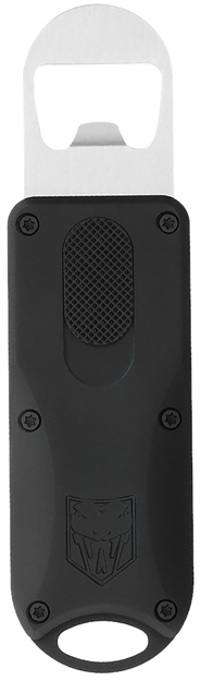 Picture of  Cobratec Knives Ctotfboblk Bottle Opener  Black Aluminum/Stainless Steel