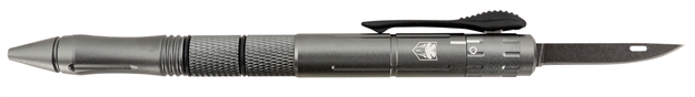 Picture of Cobratec Knives Grycncotfpswdns Tactical Pen  California Compliant 1.75" Otf Plain Stainless Steel Blade Gray