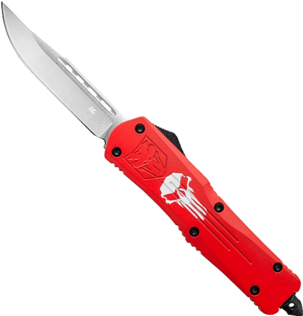 Picture of Cobratec Knives Large Fs3 Otf Red Punisher 3.5" D2 Steel Drp Pnt LRPUNFS3DNS 099654031454