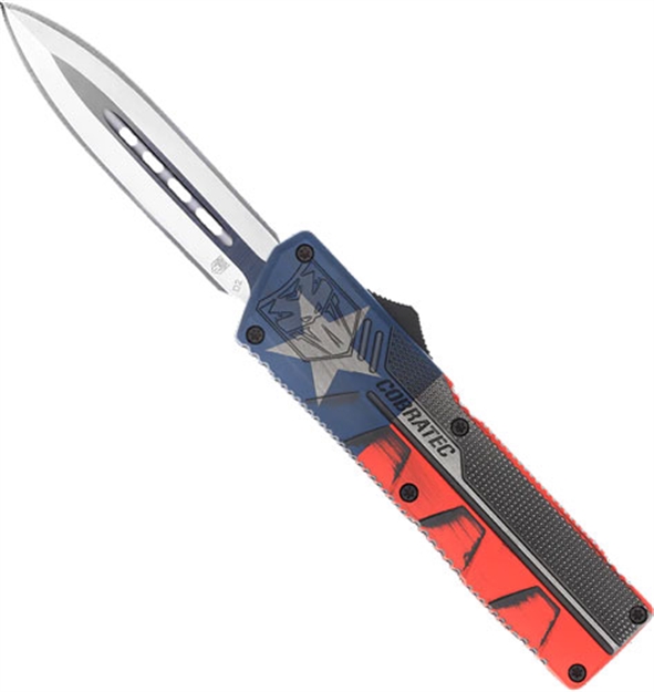Picture of Cobratec Knives Lightweight Otf Texas Flag 3.25" Dagger TXCTLWDAGNS 099654039689