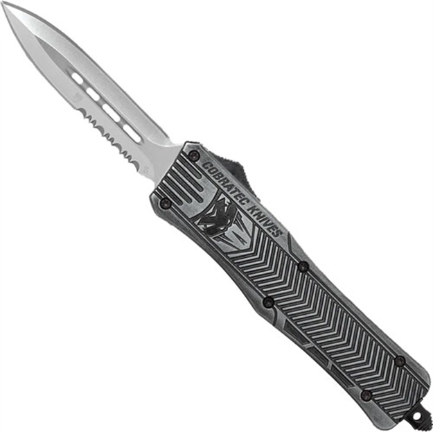 Picture of Cobratec Knives Medium Ctk1 Otf Stonewash 3" Dagger Serrated MSWCTK1MDAG1SS
