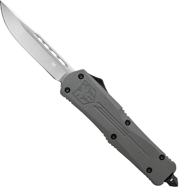 Picture of Cobratec Knives Medium Fs3 Otf Grey 3" D2 Drop Point MGYFS3DNS 099654035933