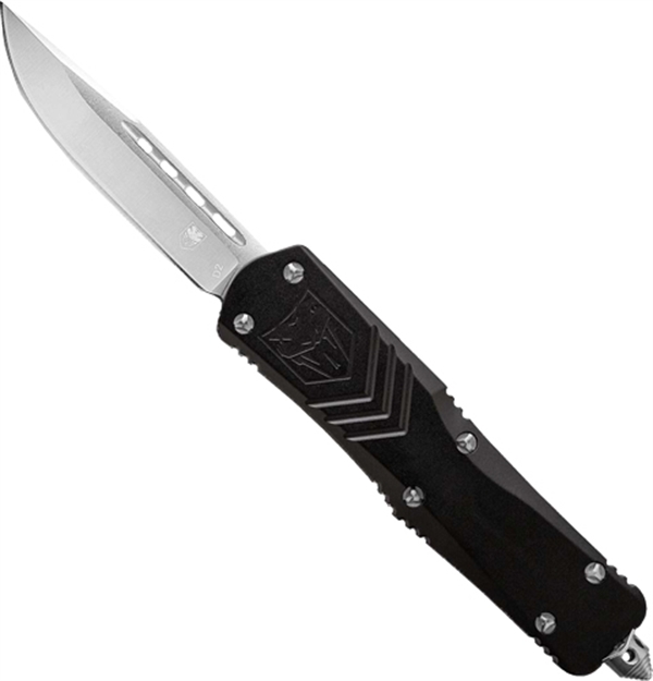 Picture of Cobratec Knives Medium Fsx Otf Black 3" D2 Steel Drop Point MBLKFSXMDNS