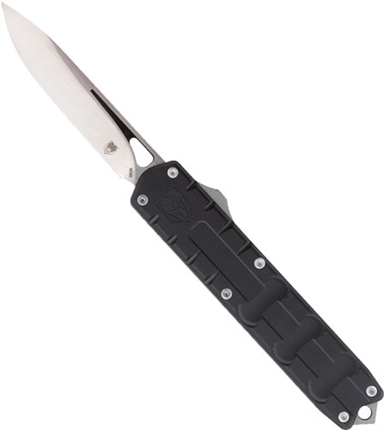 Picture of Cobratec Knives Otf Enforcer Black 3.25" M390 Drop Point CTEBLKM390DNS 099654038255