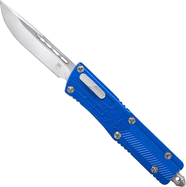 Picture of Cobratec Knives Small Sidewinder Otf Blue 2.5" Drop Point SBLUSWDNS 099654033410