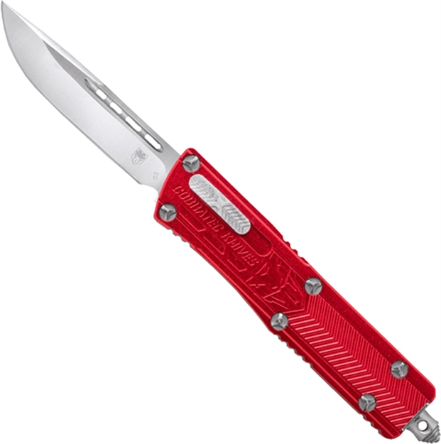 Picture of Cobratec Knives Small Sidwinder Otf Red 2.5" Drop Point SRSWDNS 099654033274