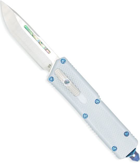 Picture of Cobratec Knives Special Edition Otf Abalone 3.25 Drop Point SS SILABADNS