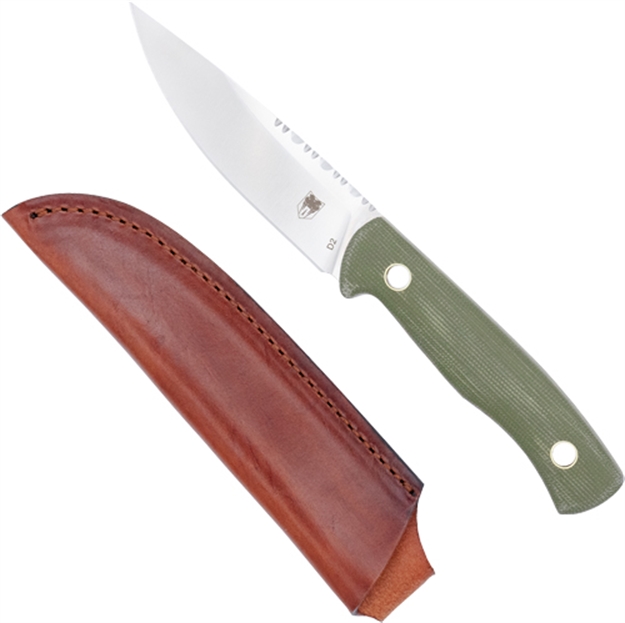 Picture of Cobratec Koonsman 4" Fixed Bld OD Green D2 W/Leather Sheath CTKMNODG 099654046724