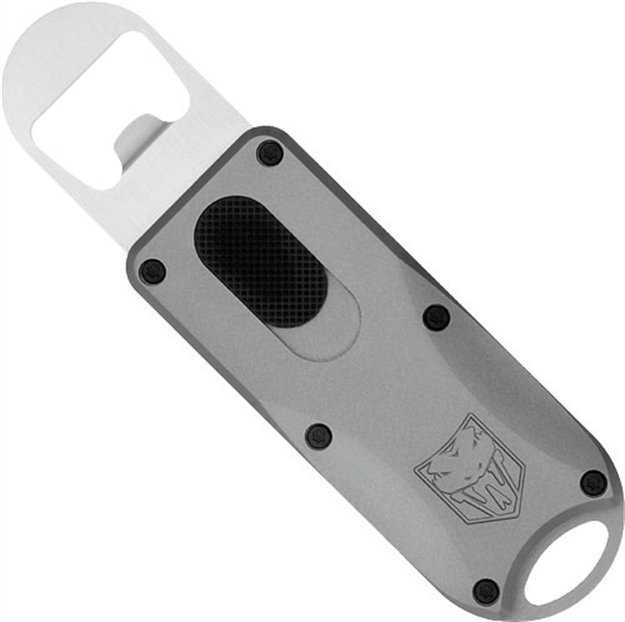 Picture of Cobratec Otf Bottle Opener Grey 4.62" Oal W/Lanyard Loop CTOTFBOGRY 099654043129