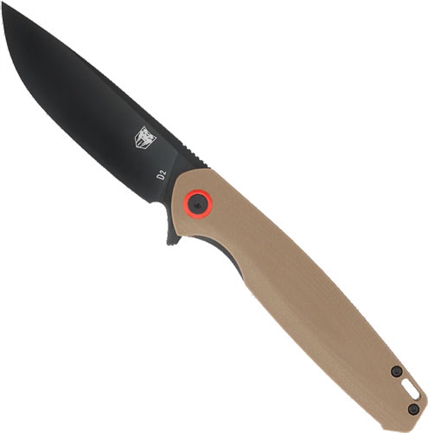 Picture of Cobratec Rath 3.5" Folder Brown D2 Black Blade CTRATHBRN 099654042931