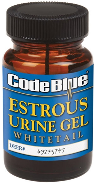 Picture of  Code Blue Oa1026 Doe Estrous Gel  Deer Attractant 2 OZ Bottle 707114010269