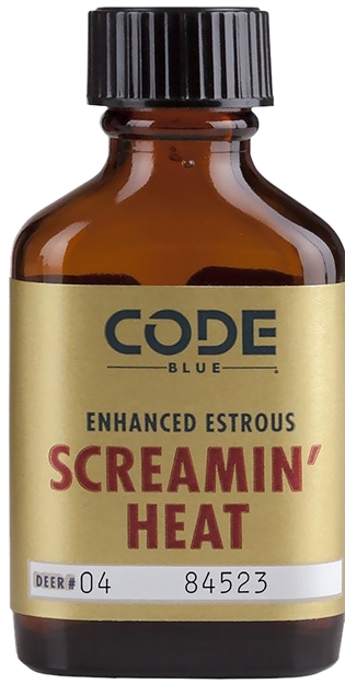 Picture of Code Blue Blue Deer Lure Enhanced Estrus Screamin Heat 1Fl Oz. OA1226 707114012782
