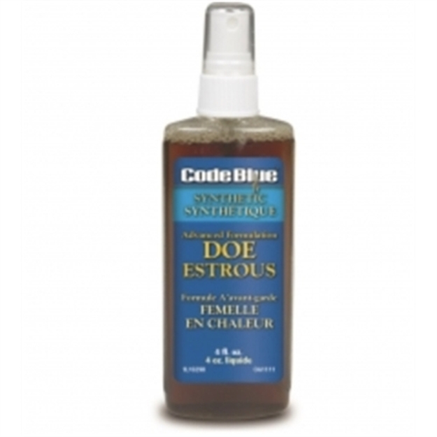 Picture of Code Blue Blue Deer Lure Doe Estrus Synthetic 4Fl Oz. Spray Bottle