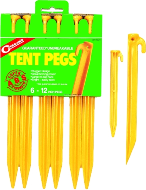 Picture of Coghlans Ltd. Abs Tent Pegs 12" 6Pk
