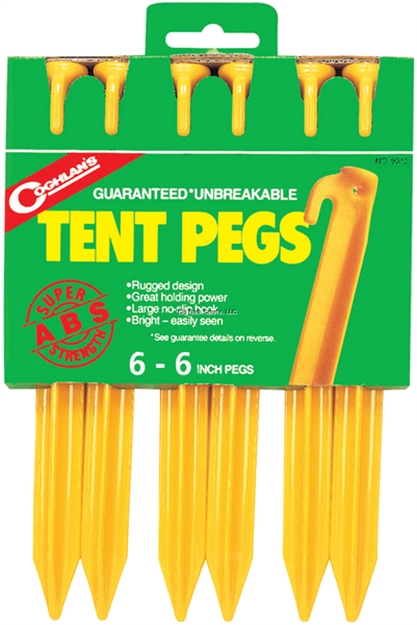 Picture of Coghlans Ltd. Abs Tent Pegs 6" 6Pk
