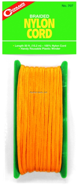 Picture of Coghlans Ltd. Braided Nylon Cord Org 50'