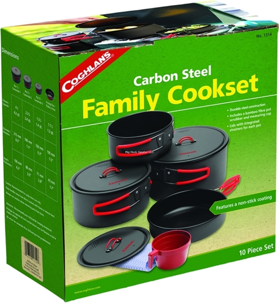 Picture of Coghlans Ltd. Carbon Steel Family Cookset Non Stick