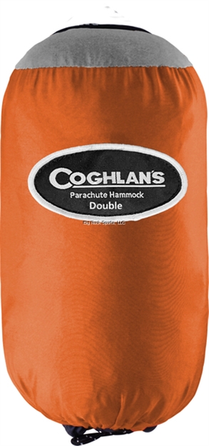 Picture of Coghlans Ltd. Double Parachute Hammock-Orange/Grey