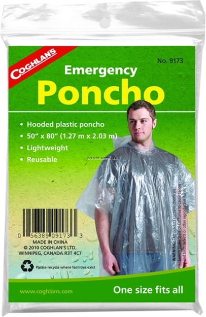 Picture of Coghlans Ltd. Emergency Poncho
