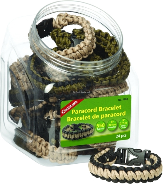 Picture of Coghlans Ltd. Paracord Bracelets 24Pc Bowl