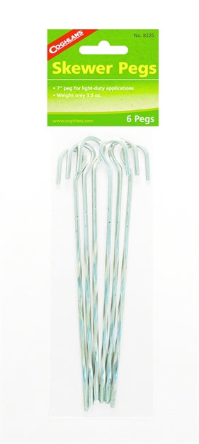Picture of Coghlans Ltd. Skewer Pegs 7" 6Pk
