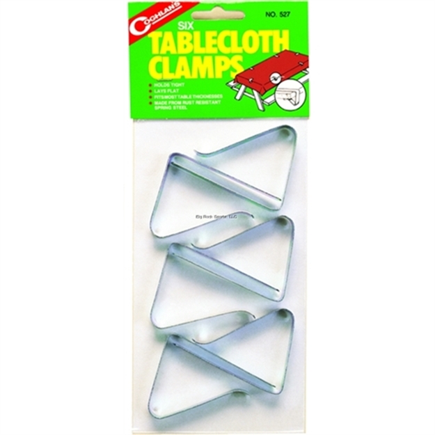 Picture of Coghlans Ltd. Tablecloth Clamps 6Pk Rust Resistant