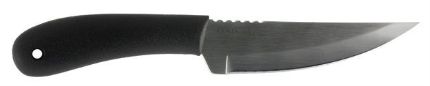 Picture of  Cold Steel 20Rbc Roach Belly  4.50" Fixed Serrated 4116 Stainless Steel Blade/Black Polypropylene Handle 705442006688