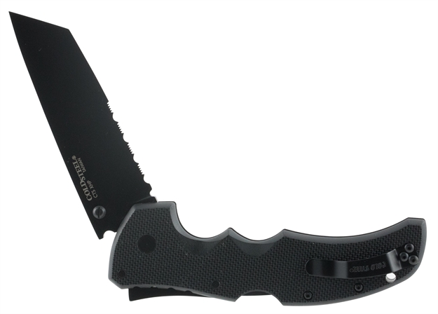 Picture of Cold Steel 27Tlcth Recon I Tactical 4" Xhp Alloy Straight/Serrated Combo G10 Black