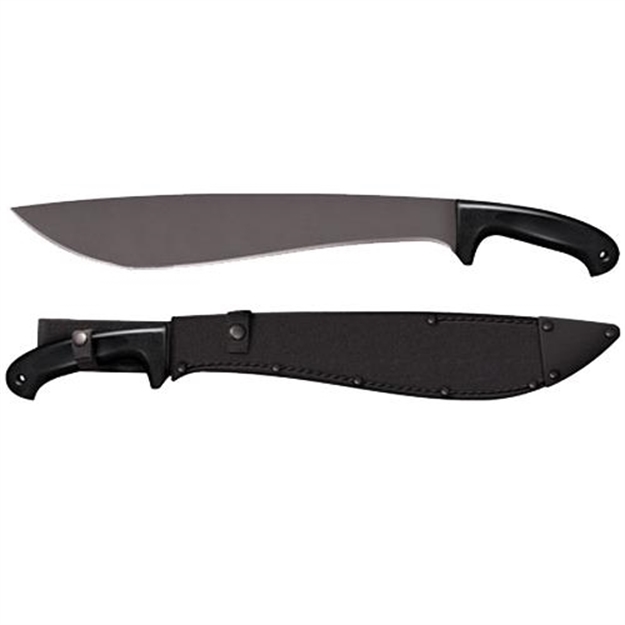 Picture of  Cold Steel 97Jms Jungle  16" Black Matte Baked-On Anti Rust 1055 Carbon Steel Blade/ Black Polypropylene Handle 22" Long Includes Sheath 705442010333