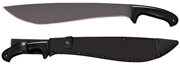 Picture of  Cold Steel 97Jms Jungle  16" Black Matte Baked-On Anti Rust 1055 Carbon Steel Blade/ Black Polypropylene Handle 22" Long Includes Sheath
