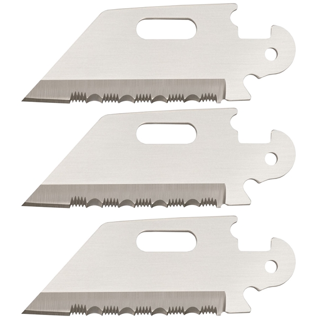 Picture of Cold Steel Click N Cut Replacement Blades 3 Pcs Utility Serr