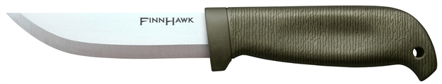 Picture of  Cold Steel Cs-20Npk Finn Hawk 4" Fixed Plain Cryo 4116 SS Blade/Od Green Tpr Handle 705442017349