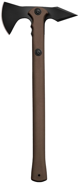 Picture of  Cold Steel Cs90pthf Trench Hawk  3.50" Blade 1055 Carbon Steel Blade Flat Dark Earth Polypropylene Handle 19" 705442017219