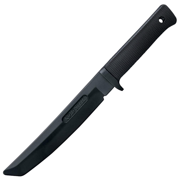 Picture of  Cold Steel Cs92r13rt Recon Rubber Trainer 7" Fixed Tanto Plain Black Santoprene 705442004882