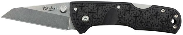 Picture of  Cold Steel Cs20kpl Kiridashi  2.50" Folding Sheepsfoot Plain 4116 Stainless Steel Blade/Black Griv-Ex Handle Includes Pocket Clip