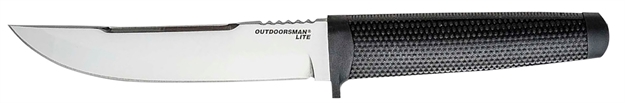 Picture of  Cold Steel Cs20phz Outdoorsman Lite 6" Fixed Straight Back Plain 4116 Krupp SS Blade, 5" Black Textured Polypropylene/Kraton Handle