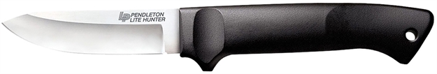 Picture of  Cold Steel Cs20sph Pendleton Lite Hunter 3.63" Fixed Drop Point Plain Cryo Quenched 4116 SS Blade, 4.88" Black Polypropylene Handle
