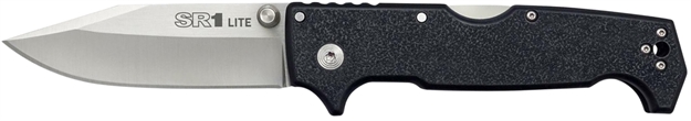 Picture of  Cold Steel Cs62k1 Sr1 Lite 4" Folding Clip Point Plain 8Cr13mov SS Blade/Black Griv-Ex Handle Includes Pocket Clip