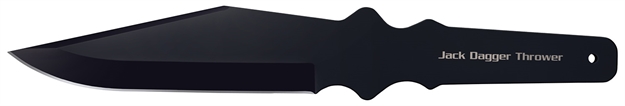 Picture of  Cold Steel Cs80tjdz Jack Dagger Thrower 7.50" Fixed Plain Clip Point Black 1050 High Carbon
