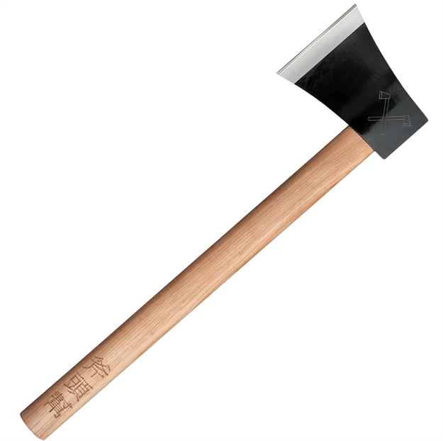 Picture of  Cold Steel Cs90axg Axe Gang  4" Hatchet Plain 1055 Carbon Steel Blade American Hickory Handle 20.25"
