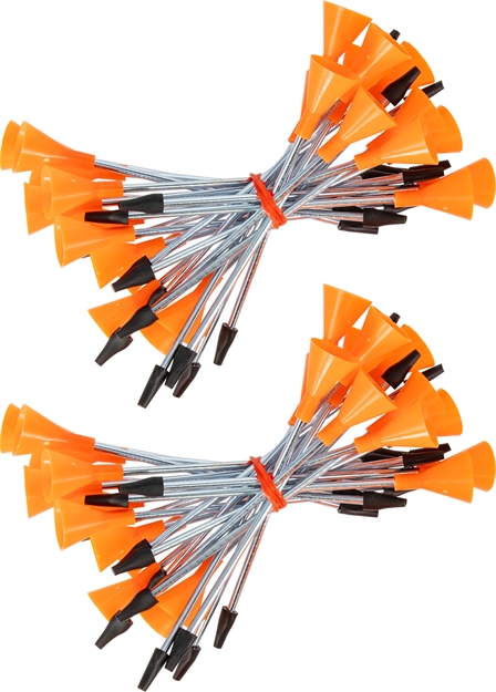 Picture of  Cold Steel Csb625m Broadhead Darts Orange/Silver .625" Diameter 50 Pieces