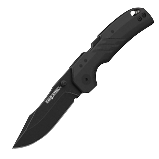 Picture of Cold Steel Csfl30dplc10b Engage  3" Folding Clip Point Plain Black Pvd Stonewashed Aus-10A SS Blade/4.11" Black Gfn Handle Includes Belt Clip CS-FL-30DPLC-10B 888151039922